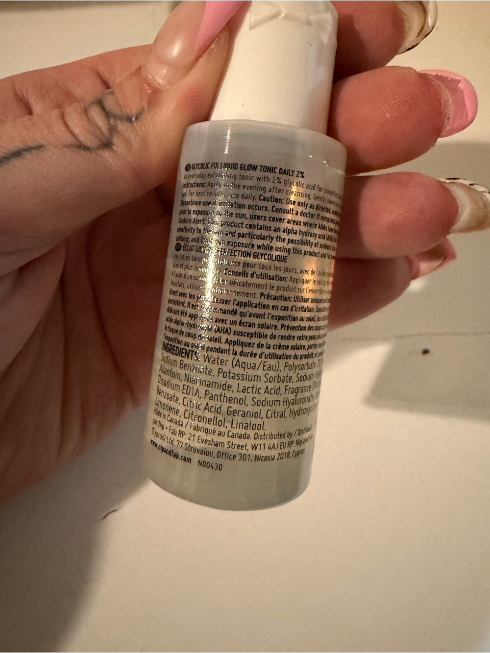 Glycolic Fix Liquid Glow Exfoliating Toner - White - Picture 4 of 4
